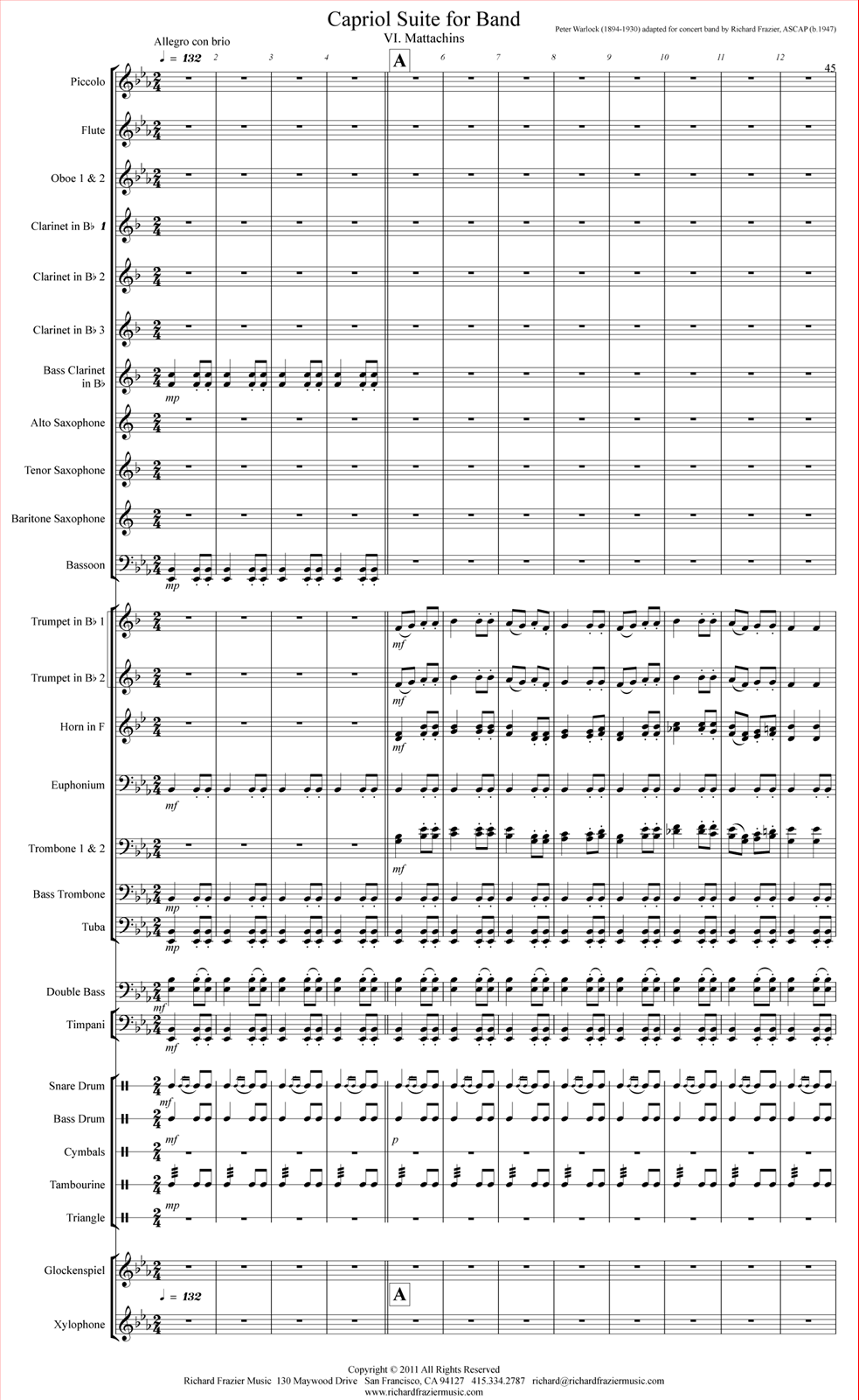 Mattachins (Sword Dance) from Capriol Suite