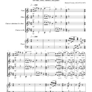 Scherzo Pastorale/woodwind trio and pianoRFM4005